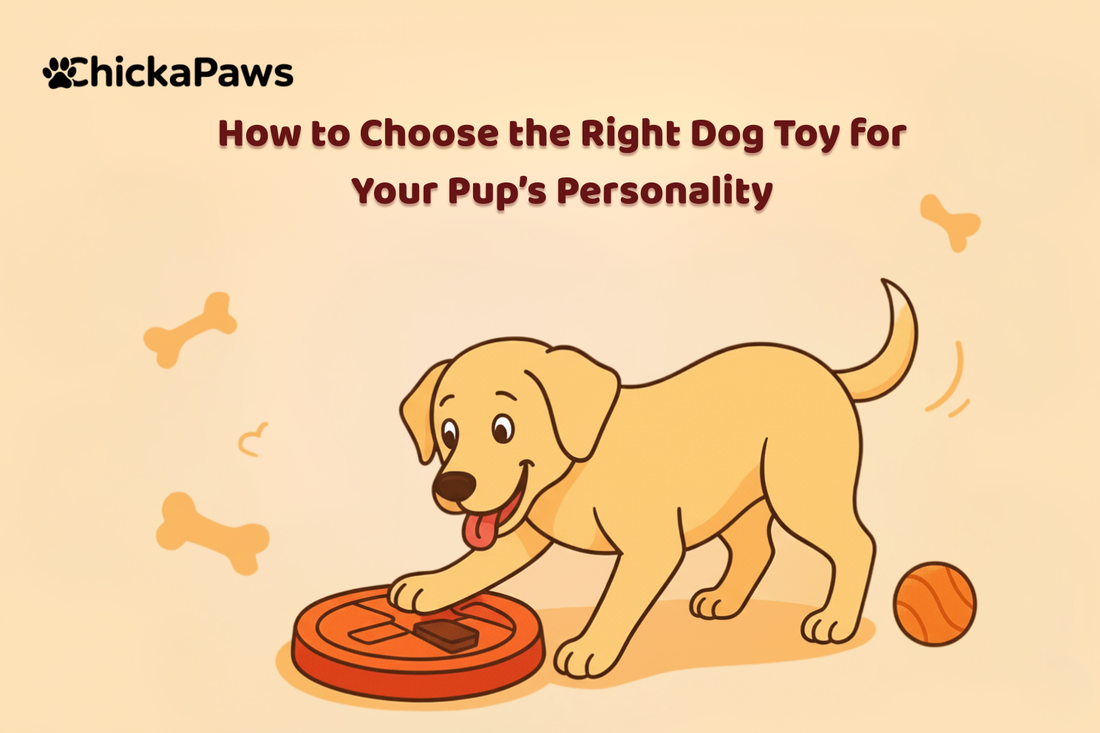 🐾 How to Choose the Right Dog Toy for Your Pup’s Personality