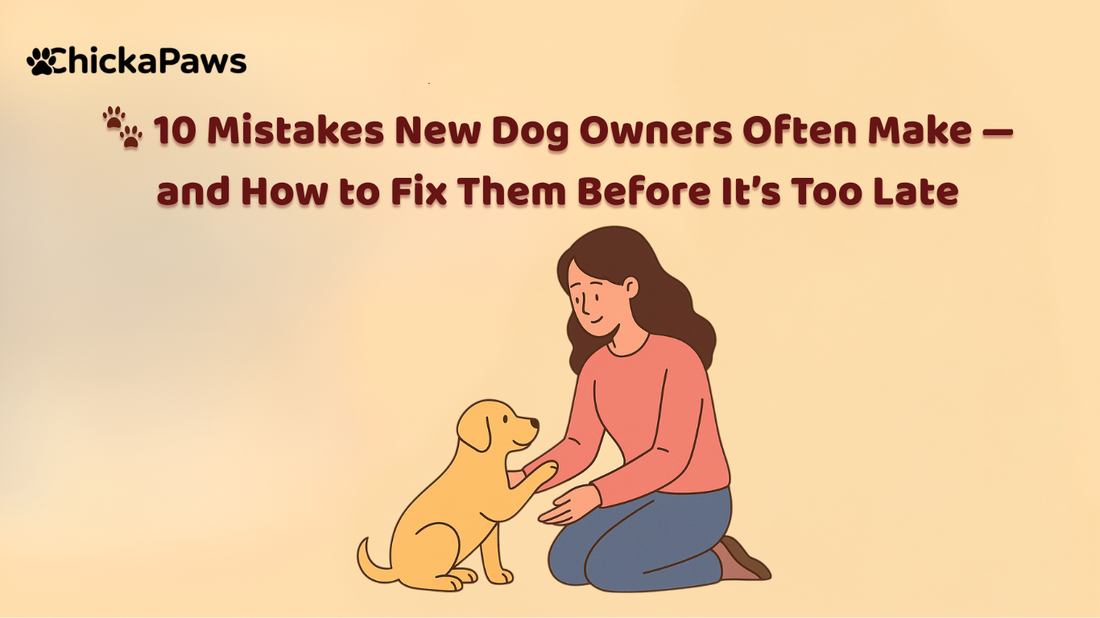 🐾 10 Mistakes New Dog Owners Often Make — and How to Fix Them Before It’s Too Late